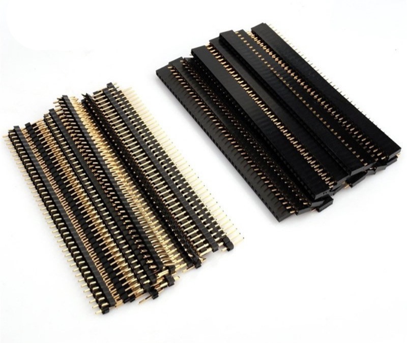 1x40 , 2x40 pinlər,2.54 mm,tək cərgə,cüt cərgə, erkək və dişi pin başlıqları