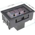 DC 12V W1209 Rəqəmsal termostat