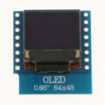 ESP32 Minikit OLED Shield for D1 mini 0.66" inch 64X48 IIC I2C