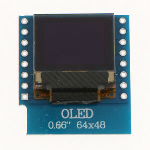 ESP32 Minikit OLED Shield for D1 mini 0.66" inch 64X48 IIC I2C
